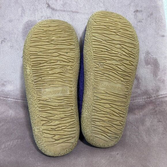 Giesswein Women's Wool Slip On Slippers EUR 38 US 8 Purple Floral - Picture 5 of 10
